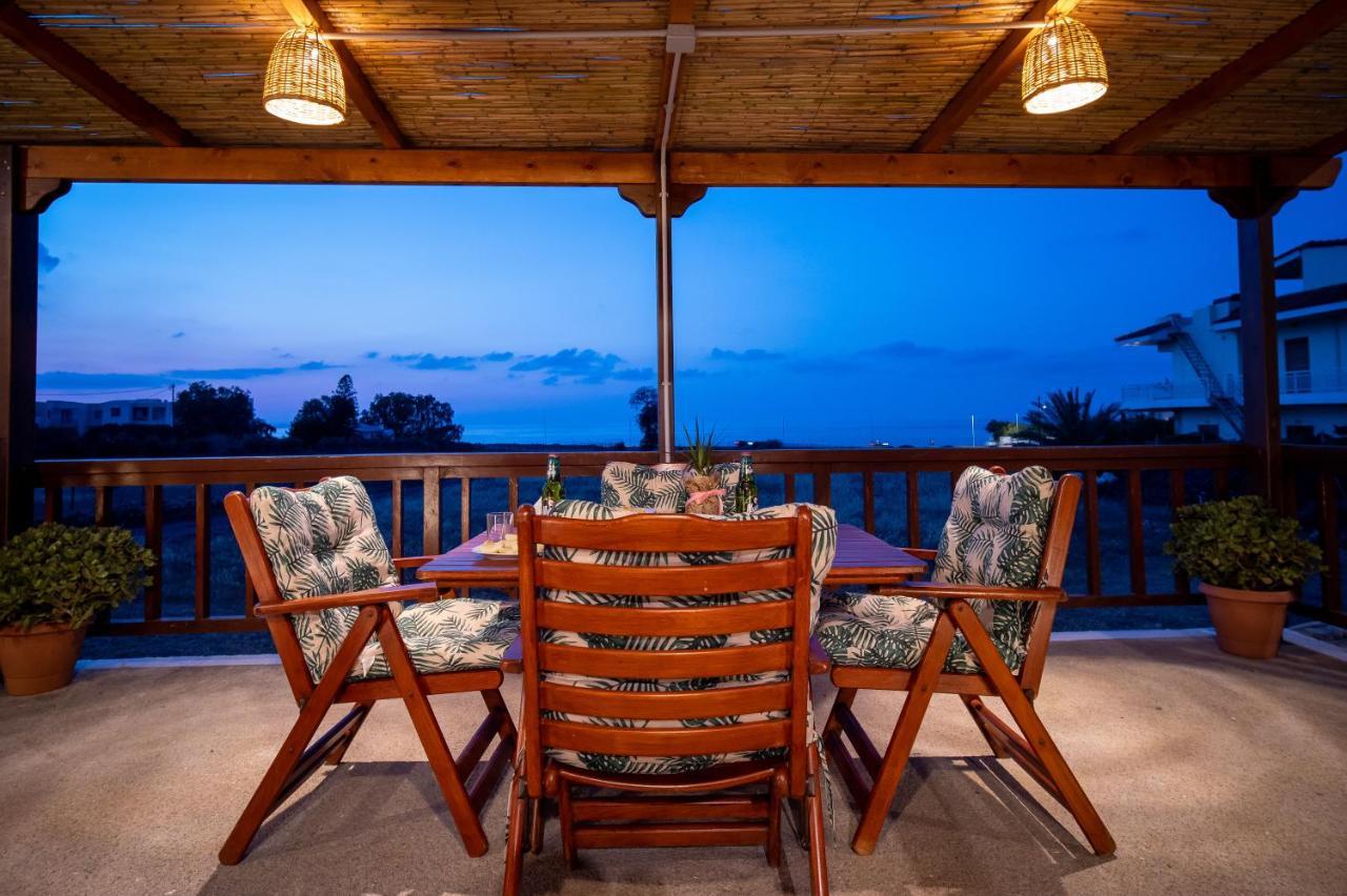 Mayia Sunset Sea Front House Gouves Heraklion Exterior foto